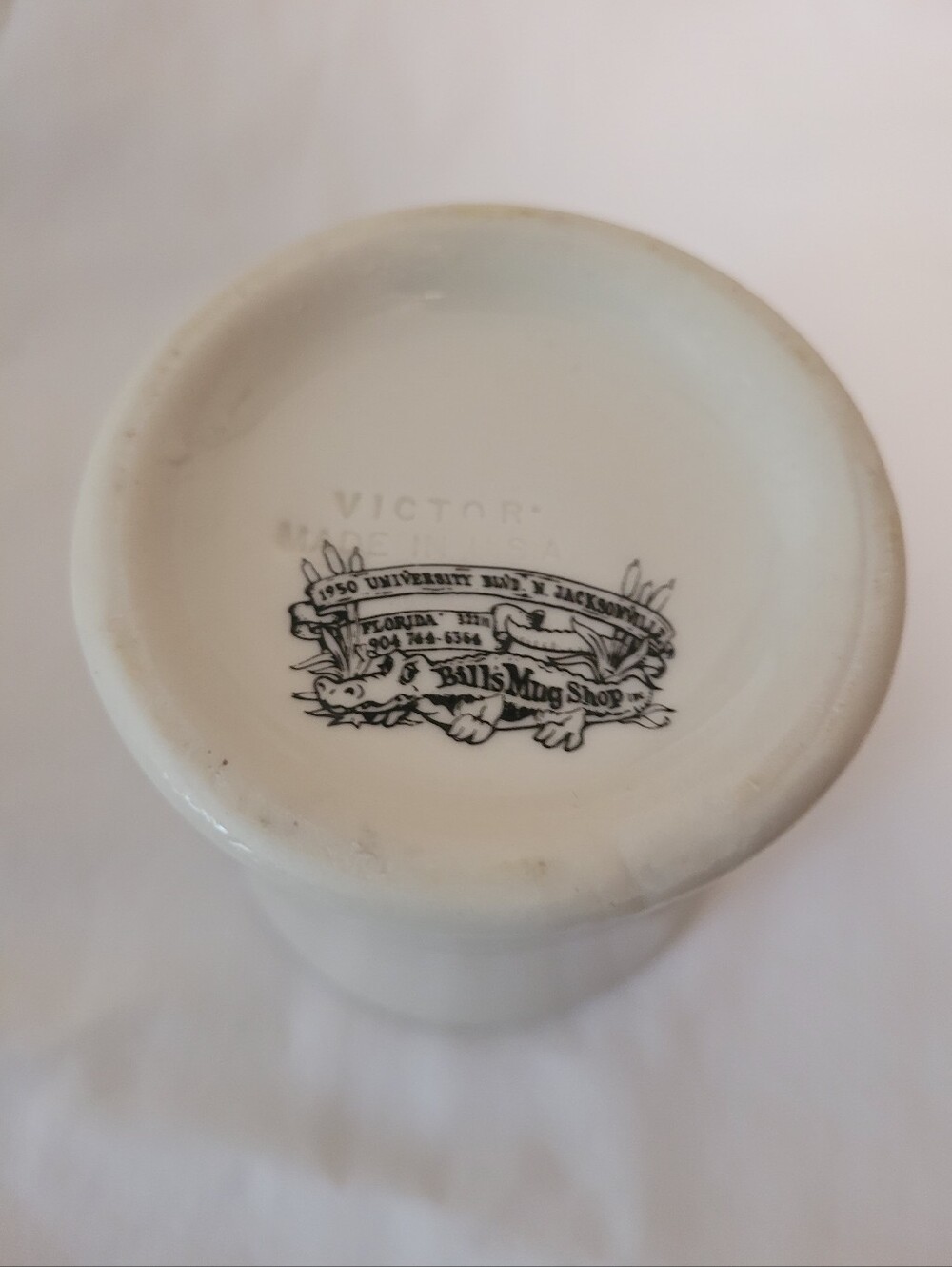 Vintage Victor Mug USS Coral Sea CV 43 With "Ellie" Inscribed On The Front - Picture 4 of 9